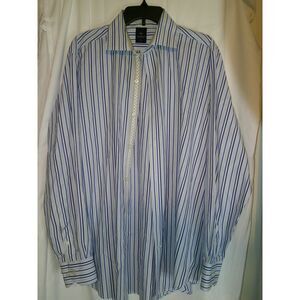Tailorbyrd‎ Collection XL Striped Button-Down Shirt Long Sleeve Casual Formal